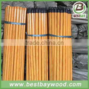 Factory Direct Sale Pvc Coated Wooden Broomstick, Wooden Stick, Wooden Broom Handle thumbnail-2