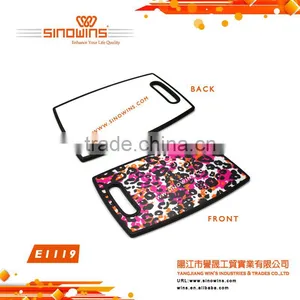 E1119 Plastic Household Kitchen Utensil Slicing Dicing Cutting Chopping Board thumbnail-1