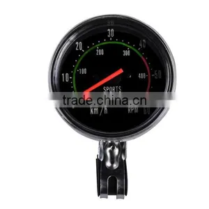 Analog Bicycle Speedometer Resettable Odometer Classic Style For Exercycle Bike thumbnail-4