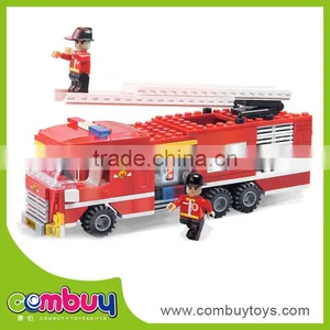 Hot Sale Building Blocks Kids Racing Game Car Fire Engine Toy thumbnail-1