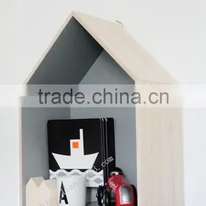 WOODEN HOUSE SHADOW BOXES SET OF 3 Pcs thumbnail-3