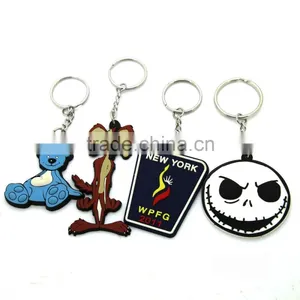 Shenzhen Factory Cheap Wholesale Keyring 3d Soft Pvc Keychain thumbnail-2