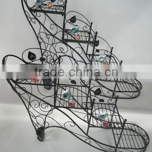 Cheap Good Discount Metal Art and Craft Metal Flower Stand Metal Wire Rack thumbnail-3