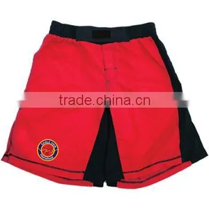Red Colour Grappling Short Nylon thumbnail-1