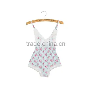 Summer Baby Clothing Hot Sale Baby Girl Lace Romepr Infant and Toddlers Floral Romper thumbnail-6