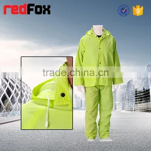 High Visibility Reflective Safety Pvc Raincoat thumbnail-4