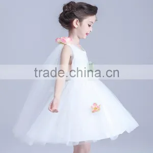 2017 Dress for Children With Customizable Sash Child White Angel Dresses thumbnail-3