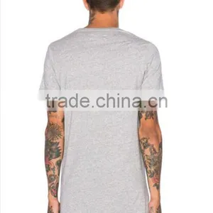 100% Pre-shunk Comed Cotton Blank Tall T-shirts thumbnail-3