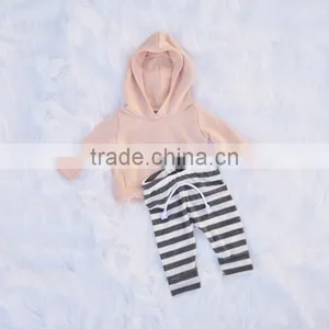 Wholesale Children Hoodies Baby Boys Custom Made Plain Pullover Hoodies for Kids thumbnail-3
