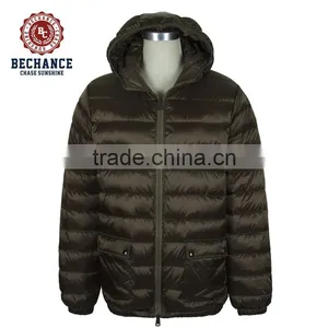 M2028 Latest Style Factory Wholesale Mens Down Parka Jackets Hoody thumbnail-1