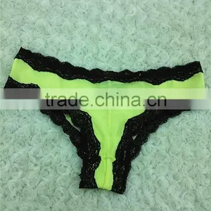 2017 Sexy Hot Selling Transparent Panty With Lace Ladies Panty Brand Names thumbnail-1