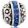 White Copper European Style Beads of Birthstone Beads thumbnail-1