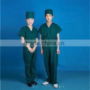 100% Cotton and TC Scrubs Uniforms Manufacture in China thumbnail-1