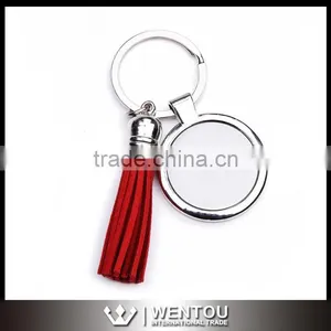 Personized Leather Tassel Keychain thumbnail-3