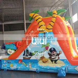 Outdoor Giant Inflatable Water Slide Inflatable Water Slide With Pool for Kids thumbnail-2