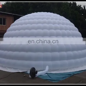 White Inflatable Tent Igloo , Inflatable Air Tent for Advertising Equipment thumbnail-2