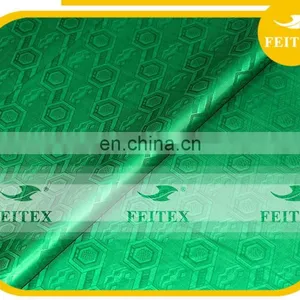 Feitex Jacquard Latest Fashion African Bazin Embroidery Design Shadda Dress thumbnail-3