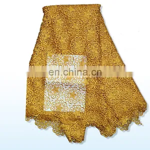 African Cupion Lace Water Dissolving Embroidered Lace Guipure R16031442 thumbnail-1