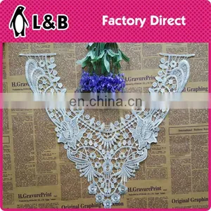 2017 New Arrival 100% Polyester Lace Collar Embroidery Fashion Lace Collar thumbnail-1