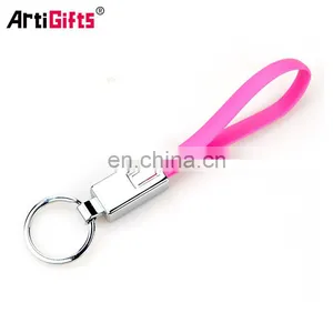 Custom Cheap gb Ram Key Chain Charger Silicone Wristband Cable Usb Keychain thumbnail-2