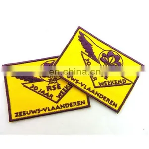 Good Quality Embroidery/embroidered Garment Machine Label thumbnail-1