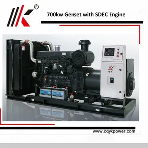 Manufacturer Wholesale Diesel Generator Set With ShangHai 700kw Dynamo Generator Engine thumbnail-4