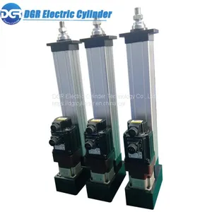 Custom Precision Servo Electric Cylinder 400mm Stroke 1 Ton Thrust 80mm / s Lift Electric Linear Actuator thumbnail-1
