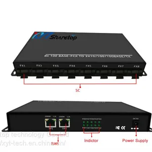 Customized 1 2 4 8 16 Fiber 2 4 8 16 Ethernet Fiber Media Converter Fiber Switch thumbnail-3