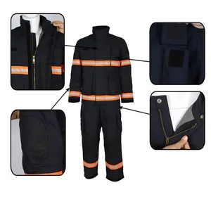 Wholesale Fire-retardant and Heat-resistant Firefighter Rescue Protective Suit thumbnail-4