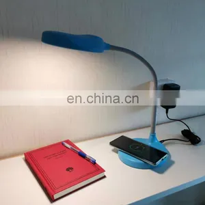 Modern Design Led Table Desk Lamp With Wireless Charging Led Lights for Decoration Reading With USB Port thumbnail-4