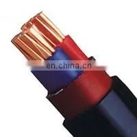 VV 4x120 0.6V/1KV Constant Section Copper Core Electrical Power Cable With PVC Insulation PVC Sheath thumbnail-4