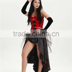 Walson Party Prom Sexy Spaghetti Strap Sexy Waist Trainner Dress Sexy Halloween Costume for Women thumbnail-4