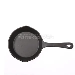 6.5 Inch-10.25 Inch Pre-Seasoned Cast Iron Round Skillet Fry Pan Set Skillet Manufacturer thumbnail-1