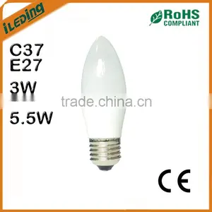200-240V E27 3W 4W 5.5W Candle LED C37 thumbnail-1