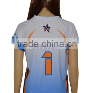 Sleeveless Volleyball Jersey for Women/latest Design Cheap Custom Team Sublimation Volleyball Jersey thumbnail-3