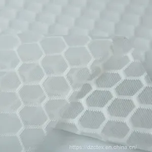 Light Weight 3D Jacquard Transparent Mesh Fabrics for Curtains Clothing Decoration With Width of 220CM thumbnail-4