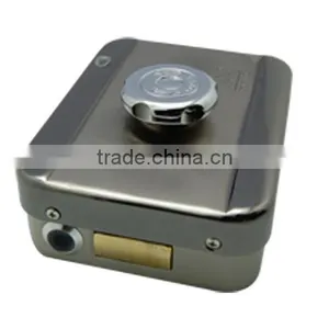 HSY-E217 High Quality Electric Rim Lock RFID Door Lock With Single Latch thumbnail-2