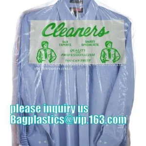 Wholesale Clear Plastic Dry Cleaning Poly Garment Bags for Packing Clothes Storage on Roll,dry Cleaning Plastic Rolls Bags thumbnail-4