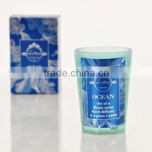Natural Scented Soy Candle in Glass Jar,Home Decorative Colorful Soy Wax SA-2263 thumbnail-1