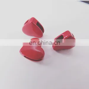 2021 New Arrival Heart Shape Enamel Pure Color Pendant For Women Necklace Bracelet Earrings DIY Jewellery thumbnail-2