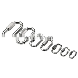 JRSGS Wholesale Quick Chain Link Chain Connecting Link Curt Threaded Stainless Steel Quick Link / Snap Hook thumbnail-4