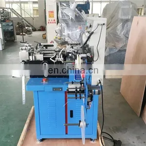 WS586 WING SINGA Automatic Multi Functional Ribbon Polyester Satin Fabric Label Cutting and Folding Machine With End Mitre Fold thumbnail-4