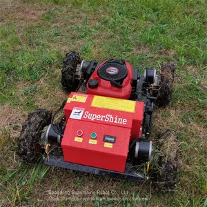 Wireless Remote Control Lawn Mower, China Remote Control Slope Mower Price, Remote Slope Mower for Sale thumbnail-4