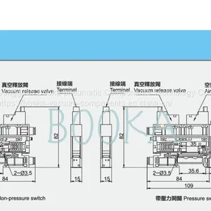 Vacuum Generator Ejector Suction Pumb Industry Vacuum Parts for PV Industry thumbnail-3