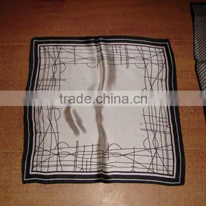 Digital Print Custom Design Square Pure Silk Scarf 90*90 thumbnail-4