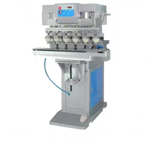 Meichao Six Colors Semi-automatic Shuttle Pad Printing Machine thumbnail-1