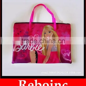 Plastic Clear Zipper Supplier Pvc Handle Bag With Drawstring thumbnail-1