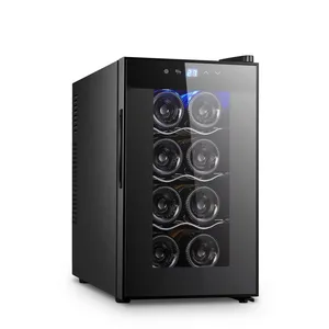Electric Refrigerator Wine Cooler 4 to 74 Bottles Wine Chiller Cooling Cabinet for Home and Hotel thumbnail-1
