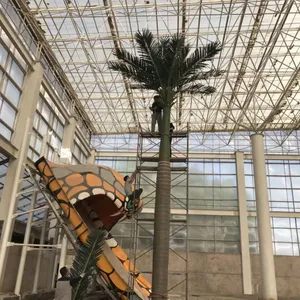 Pre-Assembled Date Palm Tree Decor - Quick Installation Faux Palms for Ramadan/Eid Festival Events & Shopping Center thumbnail-2