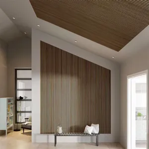 Acoustic Slat Wood Panel for Wall Decoration thumbnail-1